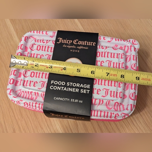 NWT Juicy Couture Food or Anything Storage Container Set - Picture 6 of 7